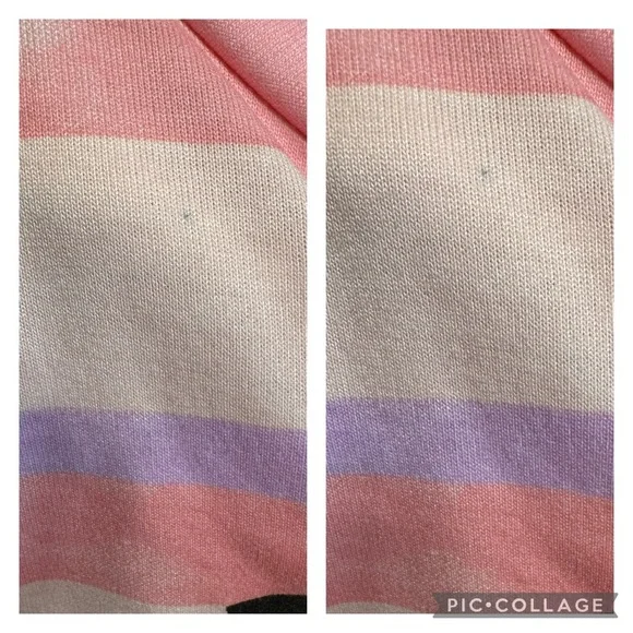 NWOT ladies long sleeve breast cancer graphic tee, size L, “Never Give Up Hope” - Picture 16 of 16